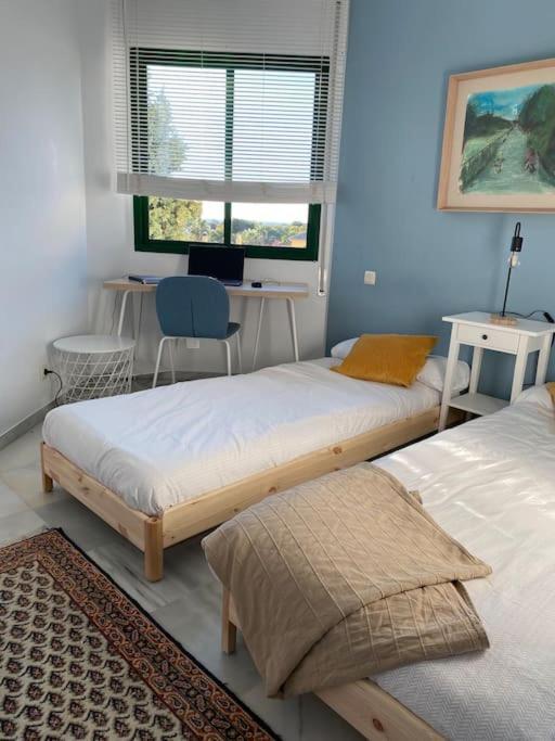Piso Muy Moderno Para 4 Personas Y Una Cuna A 7 Min Caminando A La Playa, Con Aire, Balcon Con Vistas Y 2 Piscinas El Puerto de Santa María Dış mekan fotoğraf